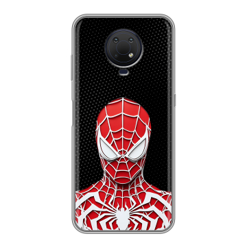 Силиконовый противоударный чехол на Nokia G10 с принтом человек паук spiderman