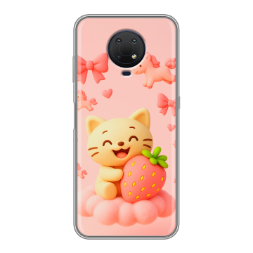 Силиконовый противоударный чехол на Nokia G10 с принтом для девочек Силиконовый противоударный чехол на Nokia G10 с принтом для девочек