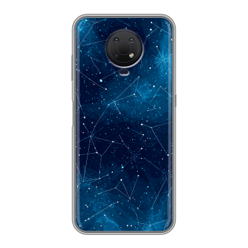 Силиконовый противоударный чехол на Nokia G10 с принтом Космос звезды Силиконовый противоударный чехол на Nokia G10 с принтом Космос звезды