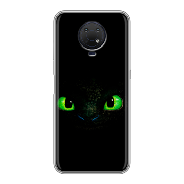Силиконовый противоударный чехол на Nokia G10 с принтом Как приручить дракона Силиконовый противоударный чехол на Nokia G10 с принтом Как приручить дракона
