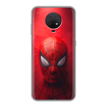 Силиконовый противоударный чехол на Nokia G10 с принтом Spiderman Человек паук Силиконовый противоударный чехол на Nokia G10 с принтом Spiderman Человек паук