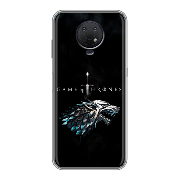 Силиконовый противоударный чехол на Nokia G10 с принтом Игра Престолов Game Thrones Силиконовый противоударный чехол на Nokia G10 с принтом Игра Престолов Game Thrones
