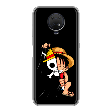 Силиконовый противоударный чехол на Nokia G10 с принтом One Piece Ван Пис Силиконовый противоударный чехол на Nokia G10 с принтом One Piece Ван Пис
