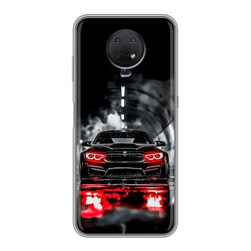 Силиконовый противоударный чехол на Nokia G10 с принтом BMW БМВ