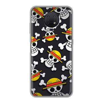 Силиконовый противоударный чехол на Nokia G10 с принтом One Piece Ван Пис Силиконовый противоударный чехол на Nokia G10 с принтом One Piece Ван Пис