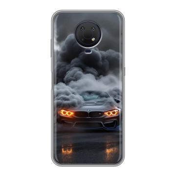 Силиконовый противоударный чехол на Nokia G10 с принтом BMW БМВ