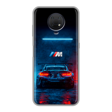 Силиконовый противоударный чехол на Nokia G10 с принтом BMW БМВ