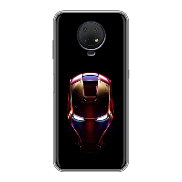 Силиконовый противоударный чехол на Nokia G10 с принтом IronMan Железный человек Силиконовый противоударный чехол на Nokia G10 с принтом IronMan Железный человек