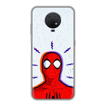 Силиконовый противоударный чехол на Nokia G10 с принтом Spiderman Человек паук Силиконовый противоударный чехол на Nokia G10 с принтом Spiderman Человек паук