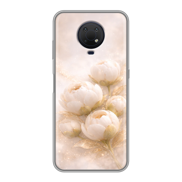 Силиконовый противоударный чехол на Nokia G10 с принтом женский