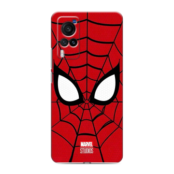 Силиконовый чехол на Vivo X60 Pro с принтом человек паук spiderman