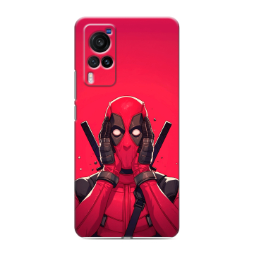 Силиконовый чехол на Vivo X60 Pro с принтом Дедпул Deadpool