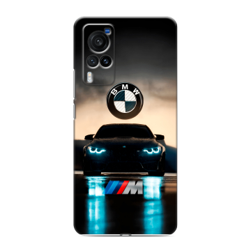 Силиконовый чехол на Vivo X60 Pro с принтом БМВ BMW
