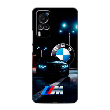 Силиконовый чехол на Vivo X60 Pro с принтом БМВ BMW