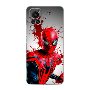 Силиконовый чехол на Vivo X60 Pro с принтом Spiderman Человек паук