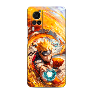 Силиконовый чехол на Vivo X60 Pro с принтом Аниме Наруто Naruto