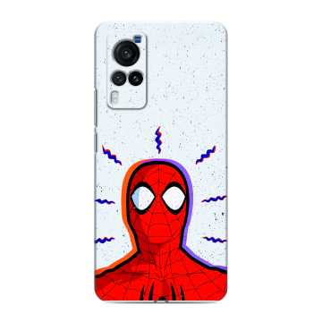 Силиконовый чехол на Vivo X60 Pro с принтом Spiderman Человек паук