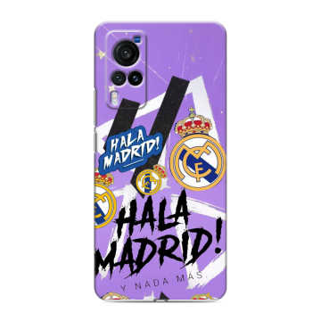 Силиконовый чехол на Vivo X60 Pro с принтом Real Madrid Реал Мадрид