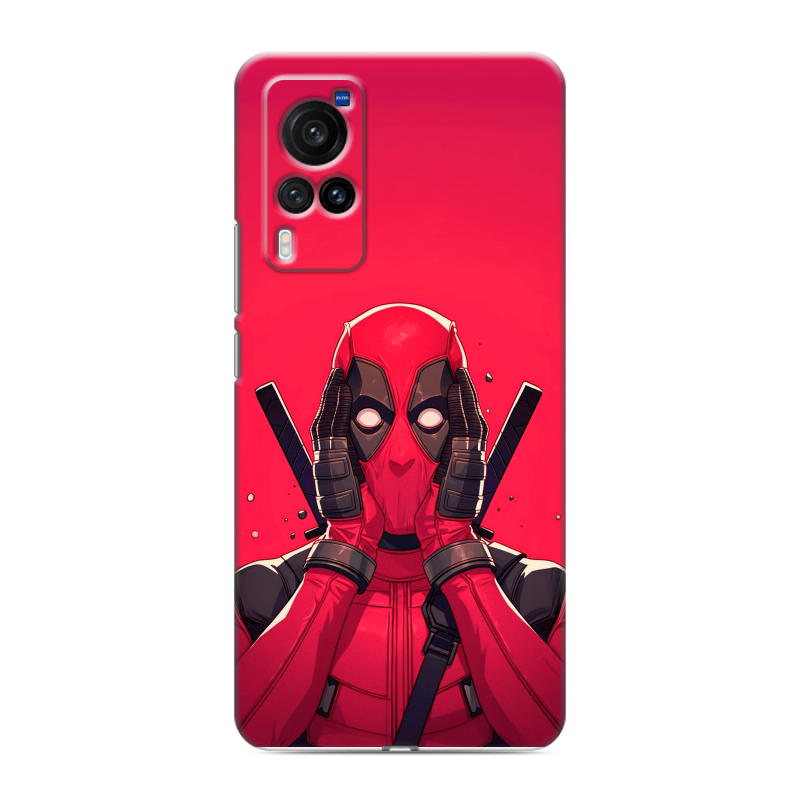 Силиконовый чехол на Vivo X60 Pro с принтом Дедпул Deadpool Силиконовый чехол на Vivo X60 Pro с принтом Дедпул Deadpool