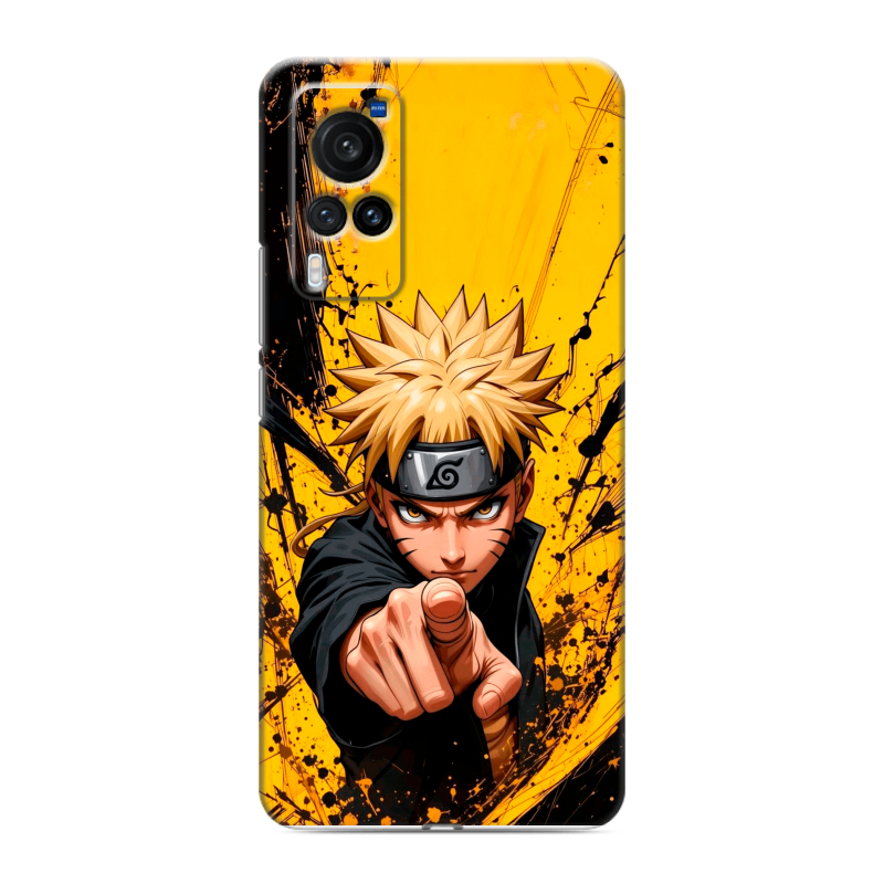 Силиконовый чехол на Vivo X60 Pro с принтом Naruto Наруто Силиконовый чехол на Vivo X60 Pro с принтом Naruto Наруто