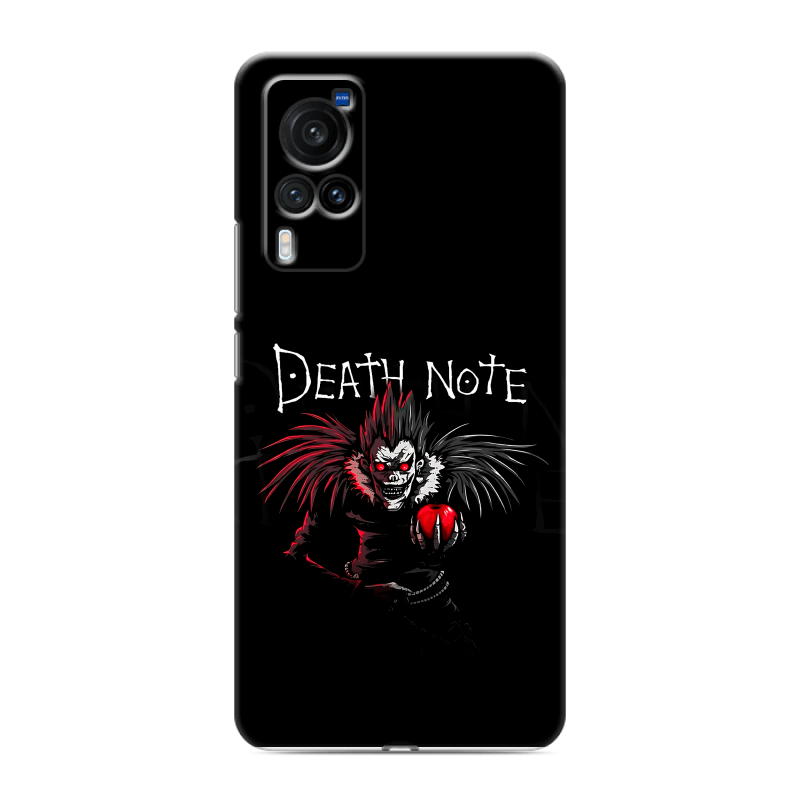 Силиконовый чехол на Vivo X60 Pro с принтом Death note Тетрадь смерти Силиконовый чехол на Vivo X60 Pro с принтом Death note Тетрадь смерти
