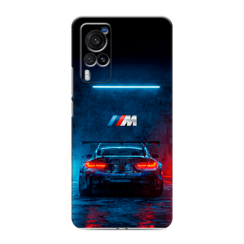 Силиконовый чехол на Vivo X60 Pro с принтом BMW БМВ Силиконовый чехол на Vivo X60 Pro с принтом BMW БМВ