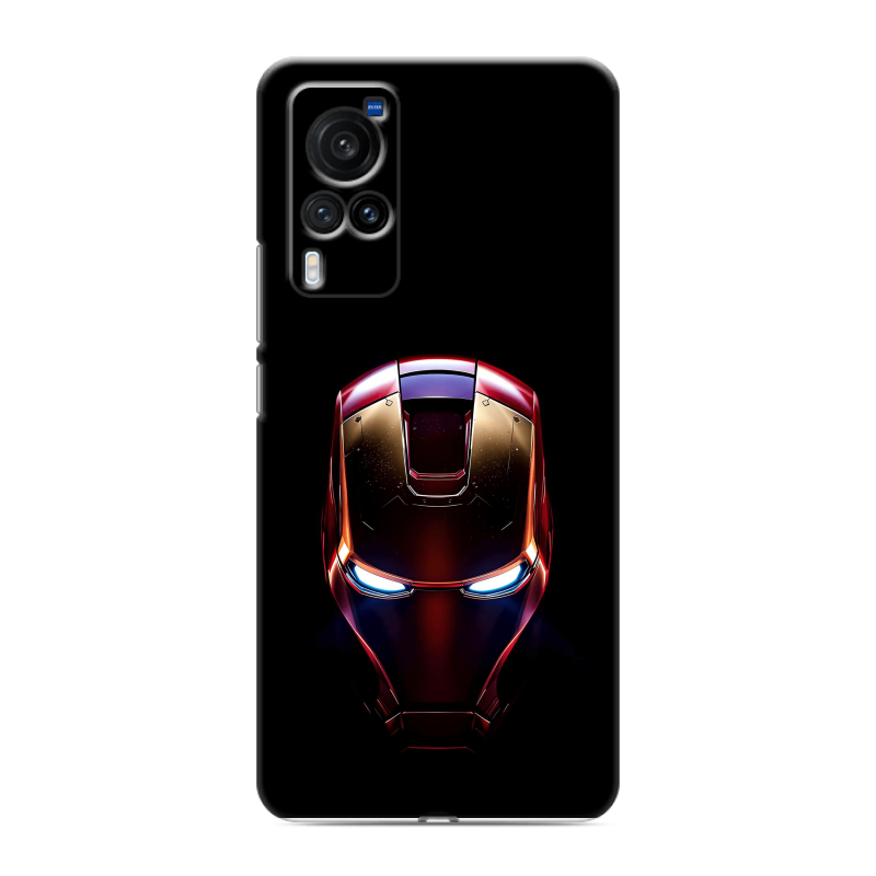 Силиконовый чехол на Vivo X60 Pro с принтом IronMan Железный человек Силиконовый чехол на Vivo X60 Pro с принтом IronMan Железный человек