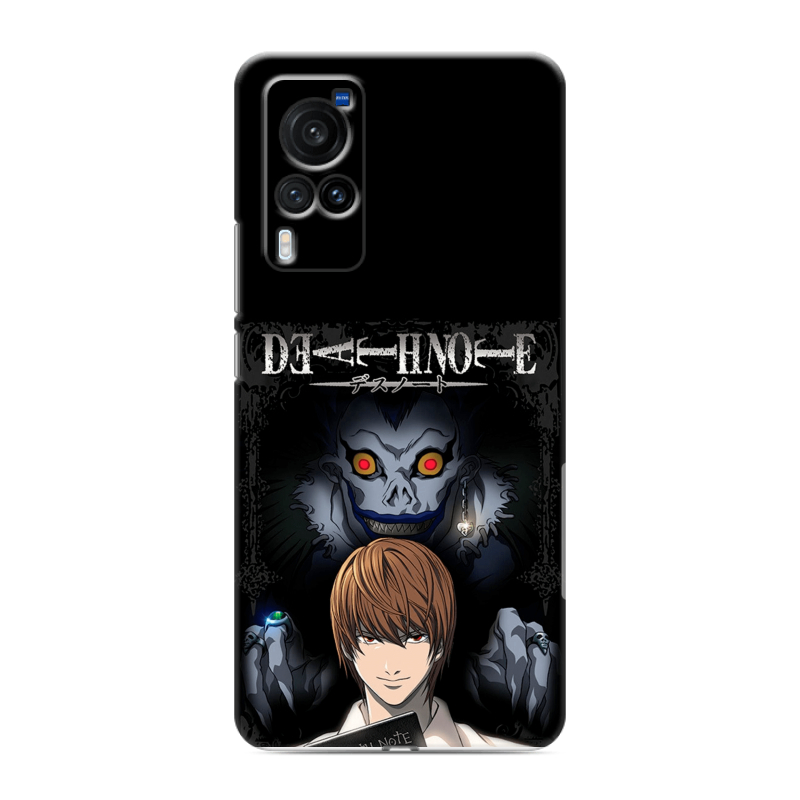 Пластиковый чехол на Vivo X60 Pro с принтом Death note Тетрадь смерти Пластиковый чехол на Vivo X60 Pro с принтом Death note Тетрадь смерти
