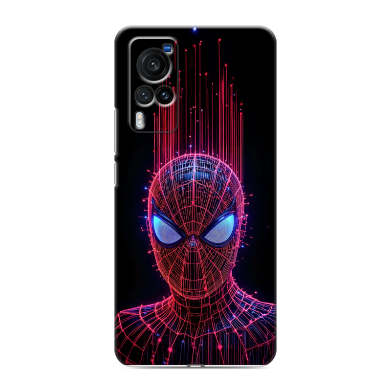 Силиконовый противоударный чехол на Vivo X60 Pro с принтом Spiderman Человек паук Силиконовый противоударный чехол на Vivo X60 Pro с принтом Spiderman Человек паук