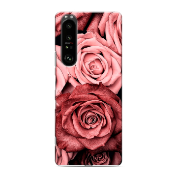 Силиконовый чехол на Sony Xperia 1 III с принтом Цветы розы Силиконовый чехол на Sony Xperia 1 III с принтом Цветы розы