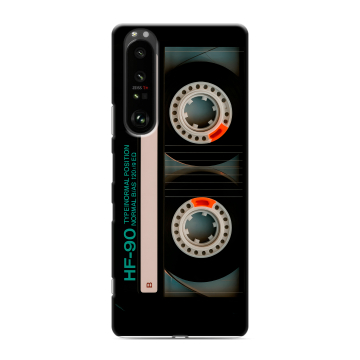 Силиконовый чехол на Sony Xperia 1 III с принтом Кассета Силиконовый чехол на Sony Xperia 1 III с принтом Кассета