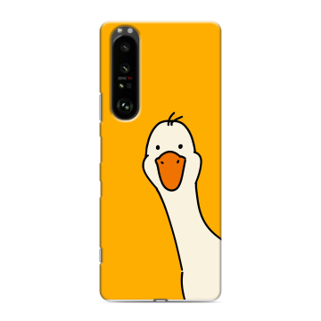Силиконовый чехол на Sony Xperia 1 III с принтом Утка Силиконовый чехол на Sony Xperia 1 III с принтом Утка