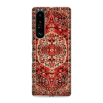 Силиконовый чехол на Sony Xperia 1 III с принтом Ковер