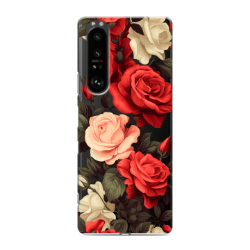Силиконовый чехол на Sony Xperia 1 III с принтом Розы Силиконовый чехол на Sony Xperia 1 III с принтом Розы