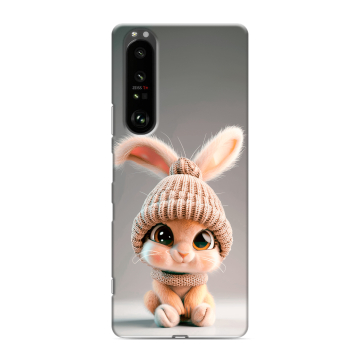 Силиконовый чехол на Sony Xperia 1 III с принтом Кролик Силиконовый чехол на Sony Xperia 1 III с принтом Кролик