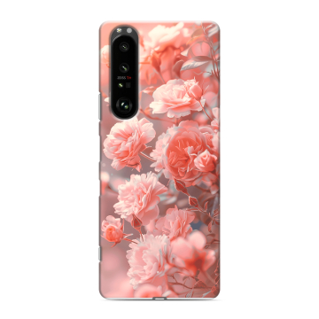 Силиконовый чехол на Sony Xperia 1 III с принтом Розы цветы Силиконовый чехол на Sony Xperia 1 III с принтом Розы цветы