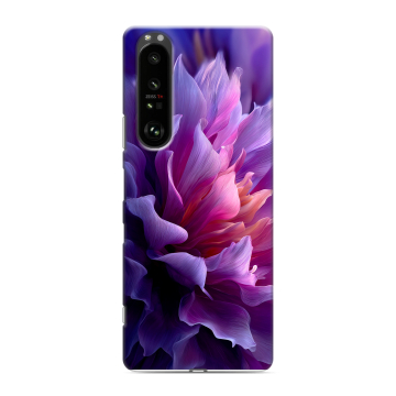 Силиконовый чехол на Sony Xperia 1 III с принтом женский цветы Силиконовый чехол на Sony Xperia 1 III с принтом женский цветы