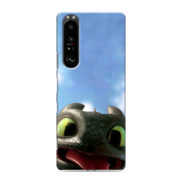 Силиконовый чехол на Sony Xperia 1 III с принтом Как приручить дракона Силиконовый чехол на Sony Xperia 1 III с принтом Как приручить дракона