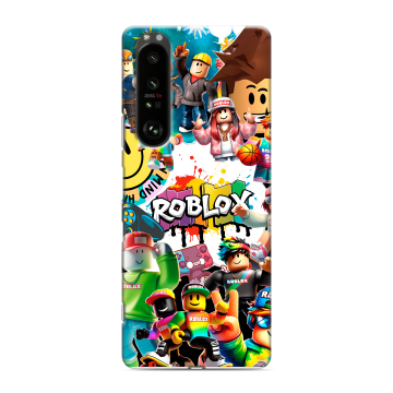 Силиконовый чехол на Sony Xperia 1 III с принтом Roblox Роблокс Силиконовый чехол на Sony Xperia 1 III с принтом Roblox Роблокс