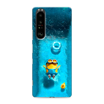Силиконовый чехол на Sony Xperia 1 III с принтом Миньоны Силиконовый чехол на Sony Xperia 1 III с принтом Миньоны
