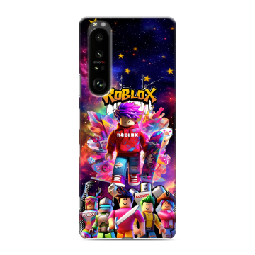 Силиконовый чехол на Sony Xperia 1 III с принтом Roblox Роблокс Силиконовый чехол на Sony Xperia 1 III с принтом Roblox Роблокс