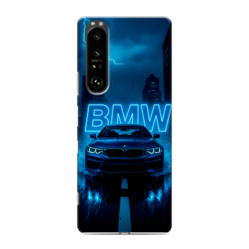 Силиконовый чехол на Sony Xperia 1 III с принтом BMW БМВ Силиконовый чехол на Sony Xperia 1 III с принтом BMW БМВ