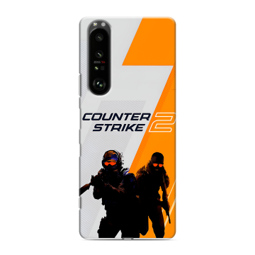 Силиконовый чехол на Sony Xperia 1 III с принтом Counter Strike Силиконовый чехол на Sony Xperia 1 III с принтом Counter Strike