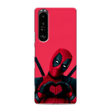 Силиконовый чехол на Sony Xperia 1 III с принтом Дедпул Deadpool Силиконовый чехол на Sony Xperia 1 III с принтом Дедпул Deadpool