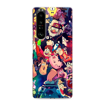 Силиконовый чехол на Sony Xperia 1 III с принтом Gravity Falls Гравити Фолз Силиконовый чехол на Sony Xperia 1 III с принтом Gravity Falls Гравити Фолз