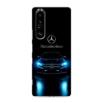 Силиконовый чехол на Sony Xperia 1 III с принтом Mercedes Мерседес