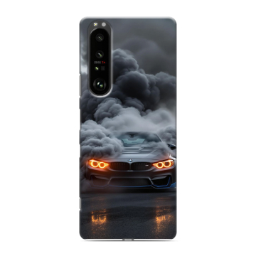 Силиконовый чехол на Sony Xperia 1 III с принтом BMW БМВ Силиконовый чехол на Sony Xperia 1 III с принтом BMW БМВ