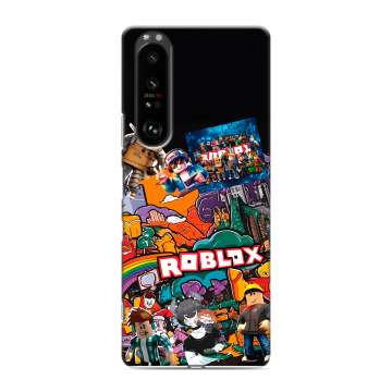 Силиконовый чехол на Sony Xperia 1 III с принтом Roblox Роблокс Силиконовый чехол на Sony Xperia 1 III с принтом Roblox Роблокс