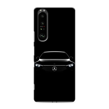 Силиконовый чехол на Sony Xperia 1 III с принтом Mercedes Мерседес Силиконовый чехол на Sony Xperia 1 III с принтом Mercedes Мерседес