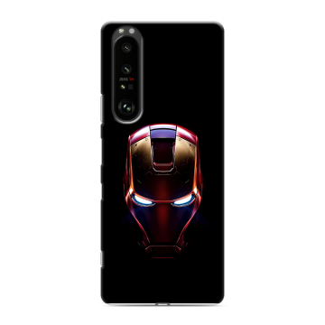 Силиконовый чехол на Sony Xperia 1 III с принтом IronMan Железный человек Силиконовый чехол на Sony Xperia 1 III с принтом IronMan Железный человек